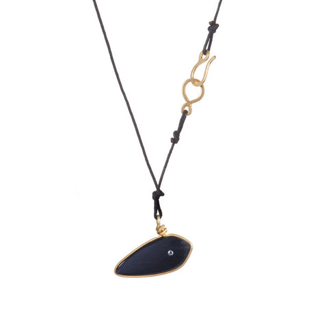 Black Onyx Fish On String