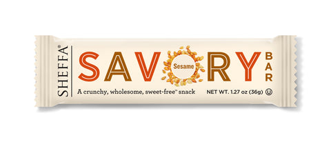 Sheffa Savory Bar - Sesame - Case - 12 Units