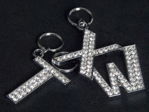 Bling Letter Cat or Dog Id Tags