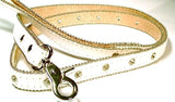 Monte Carlo Dog Lead in Arctic White