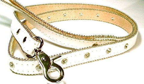 Monte Carlo Dog Lead in Arctic White