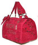 Sale 20% Off Puchi Couture Pet Carrier in Hot Pink Suede