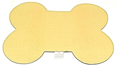 NEW Crocodile Placemat in CREAM  (PED452)