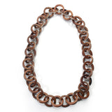 Teak handcrafted brass finish Necklace